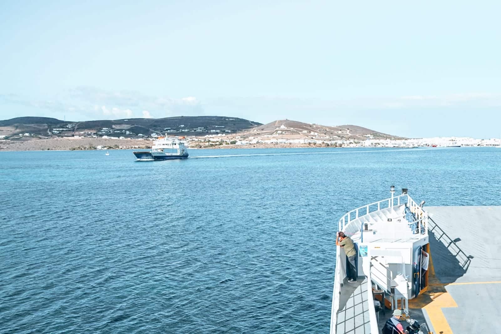 The Ferry from Milos to Kimolos