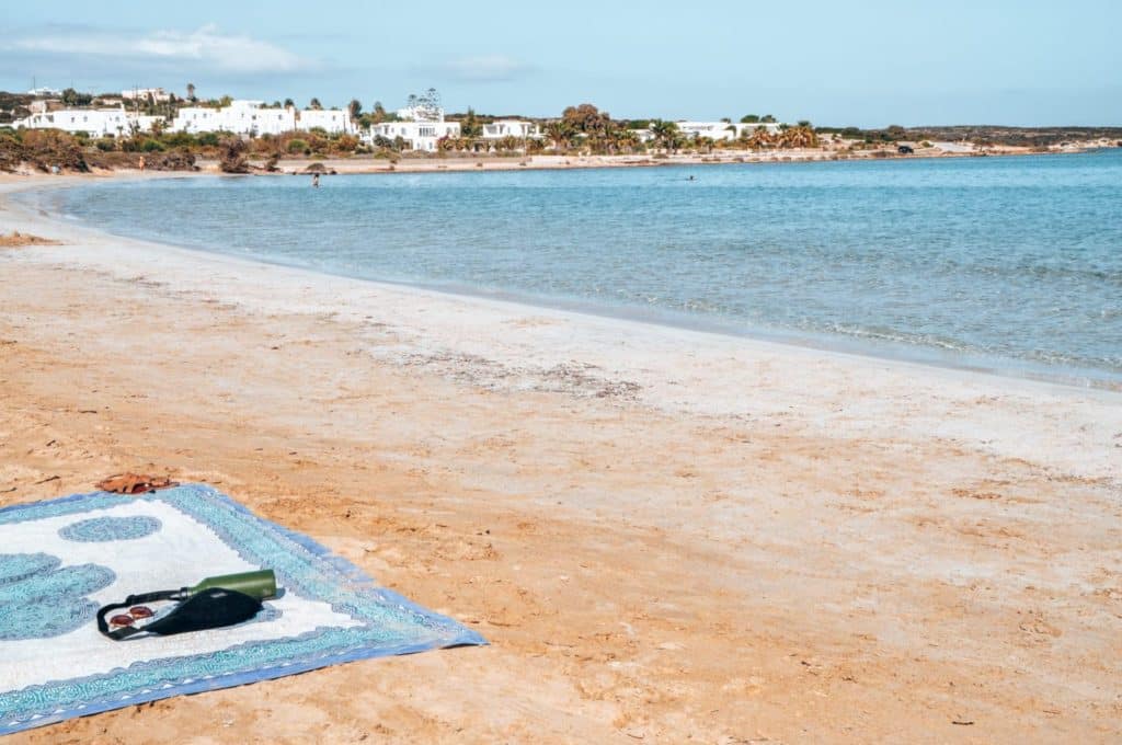 Santa Maria beach is one of the best beaches in Paros | Santa Maria gehört zu den besten Stränden auf Paros