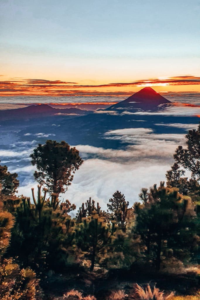 The view from Acatenango volcano