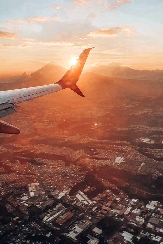 Flying into your Guatemala backpacking adventure