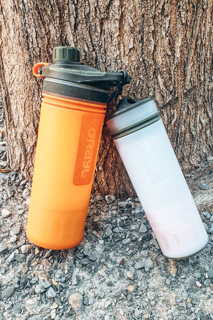 Grayl water purifier bottles