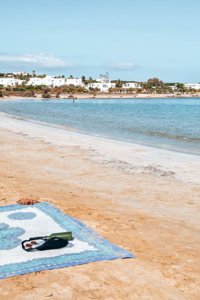 Sustainable sunscreen is a must on the beach