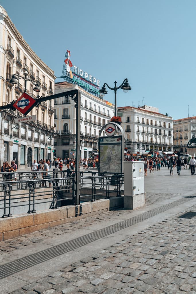 Madrid-highlights-sol Puerta del Sol is a major highlight in Madrid
