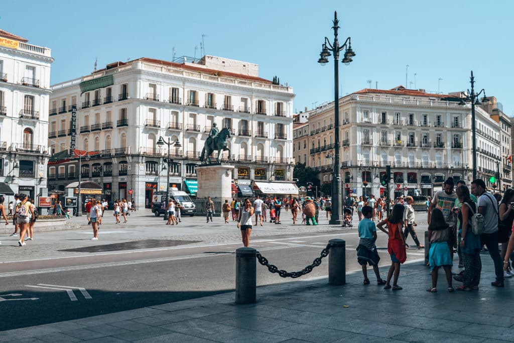 Puerta del Sol, a highlight in Madrid