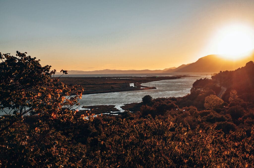 Sunset in Albania