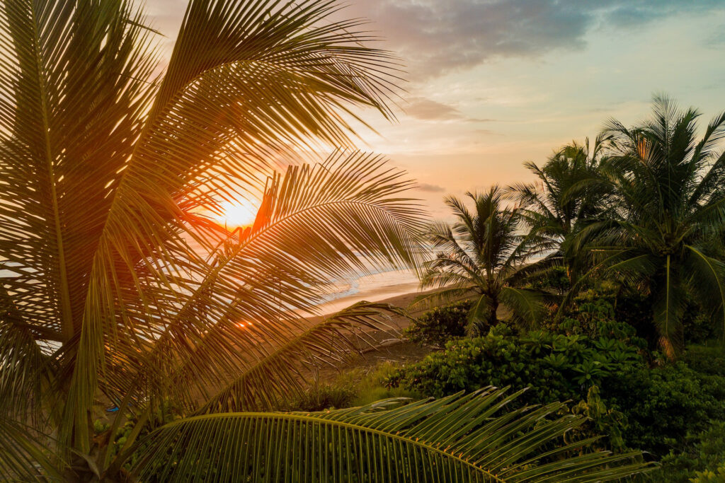 Sunset while traveling in Costa Rica