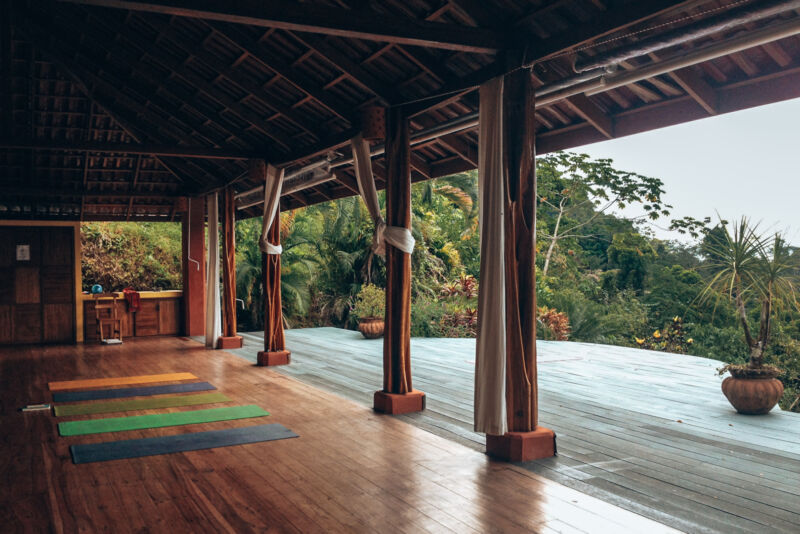 Yoga Lodge at Luna eco-lodge in Costa Rica