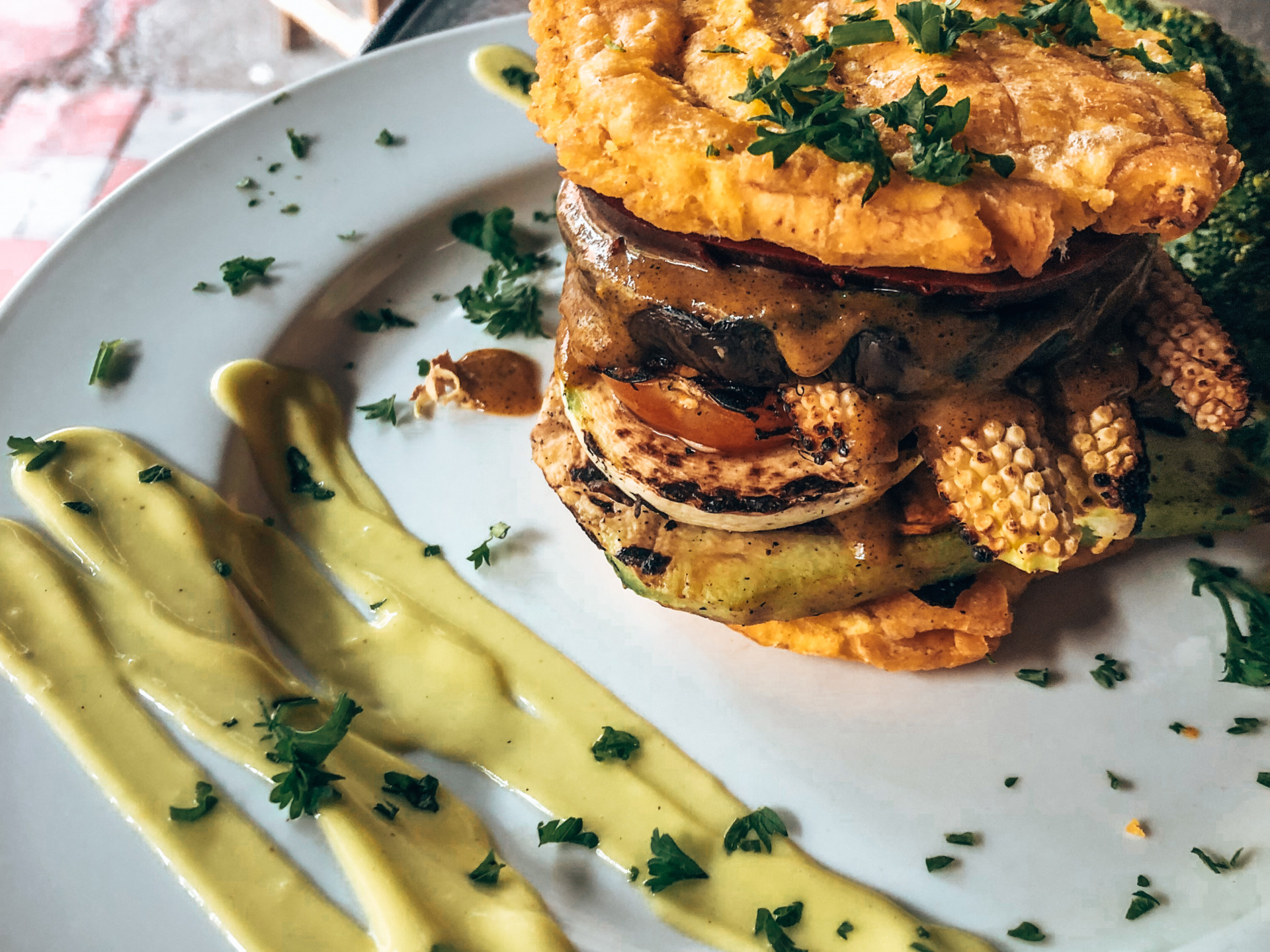 Vegan Burger restaurant in Nicaragua / Vegan reisen in Nicaragua