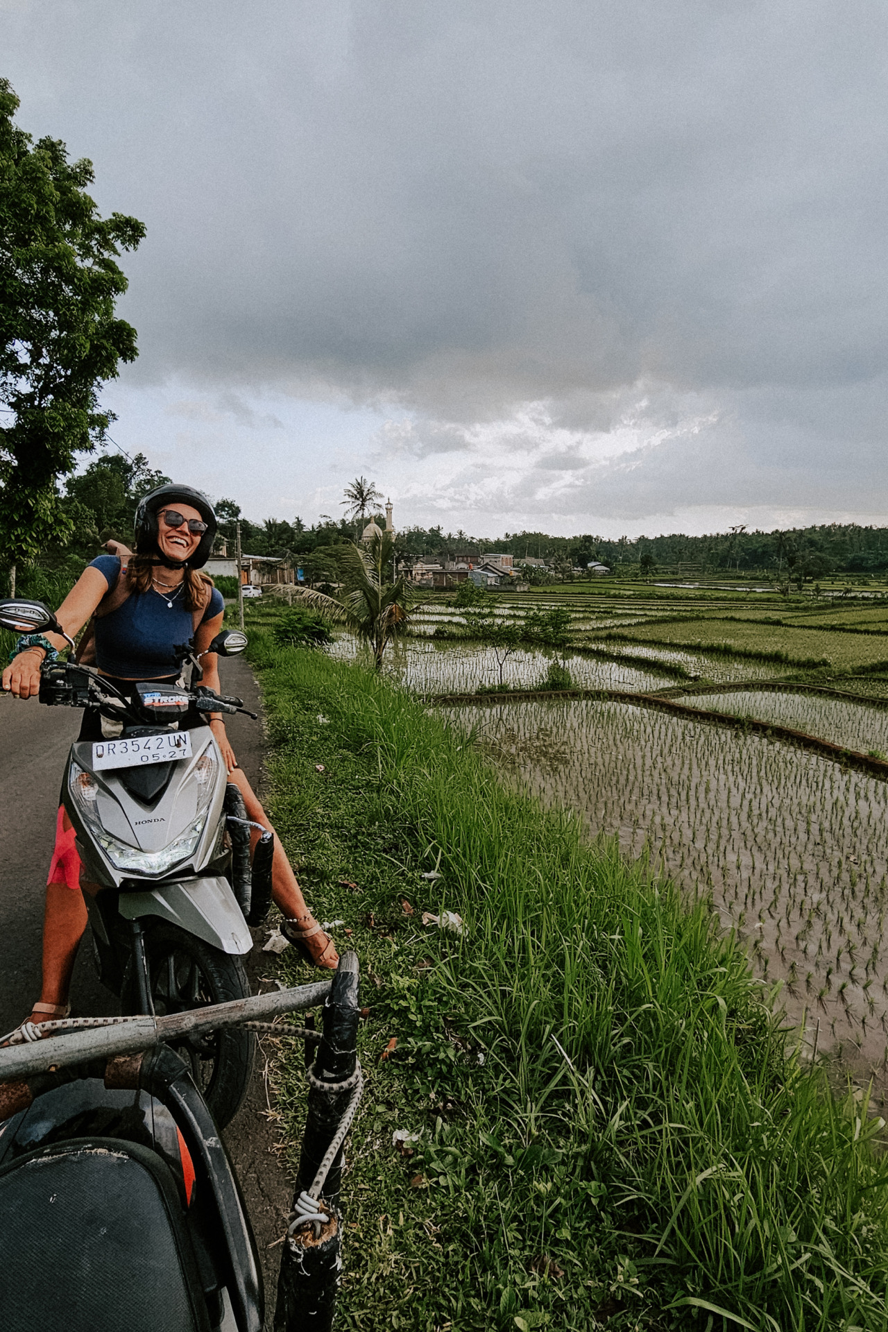 By scooter on our Indonesia itinerary