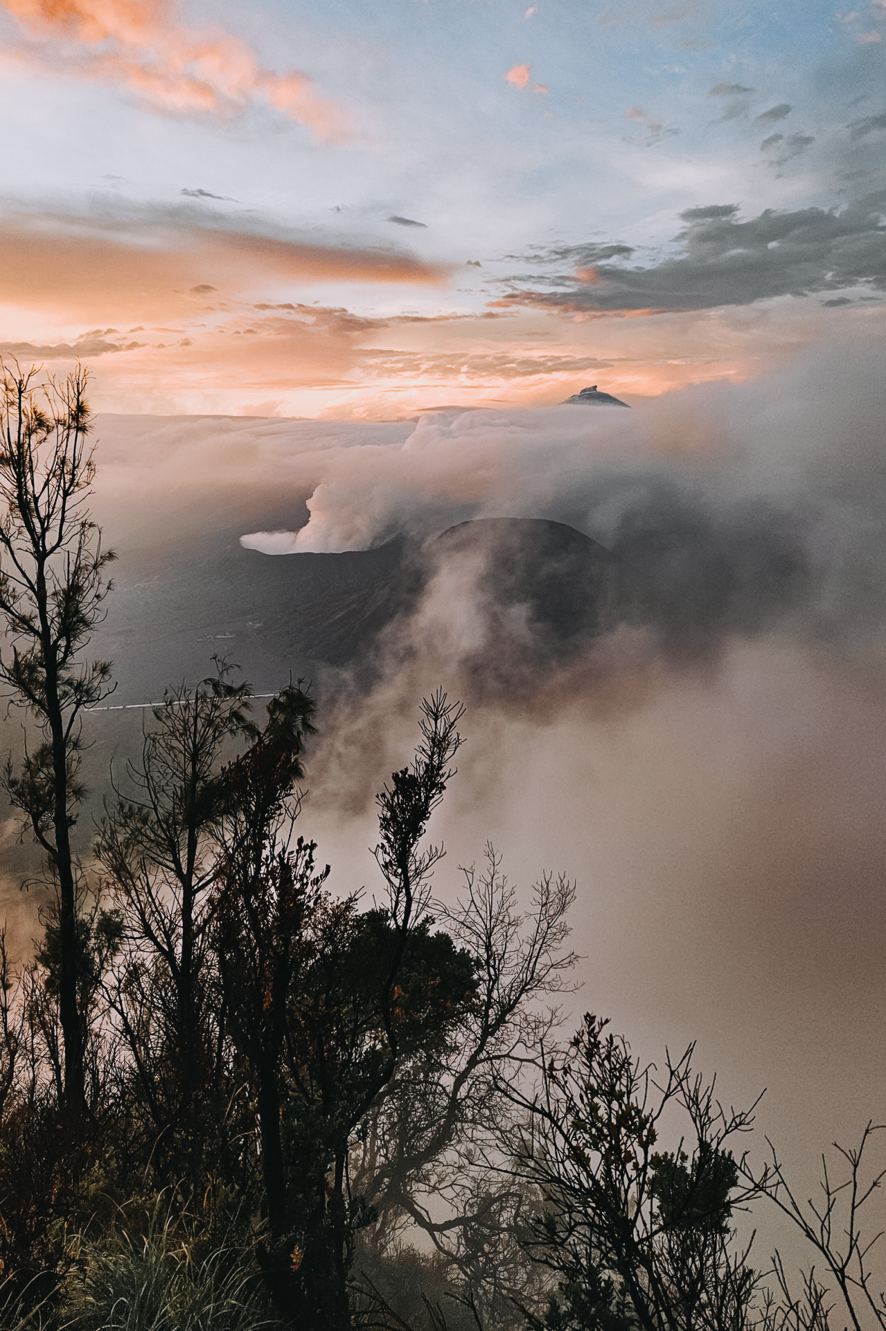 Mount Bromo, the most visited sight when backpacking in Java