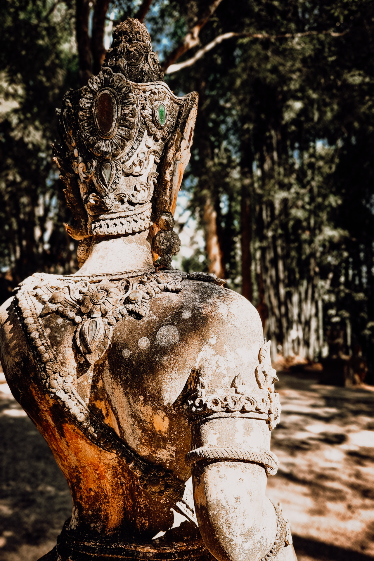 Buddha at a temple in Chiang Mai