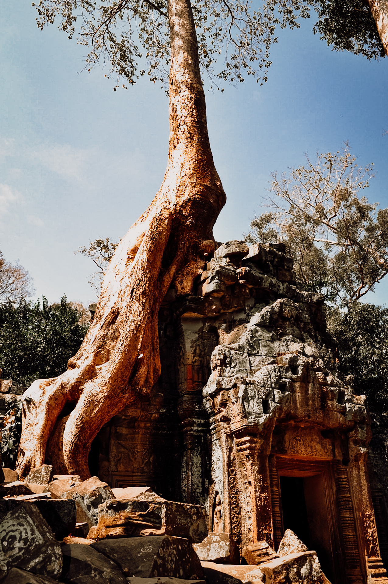 Angkor Thom, a highlight when backpacking in Cambodia