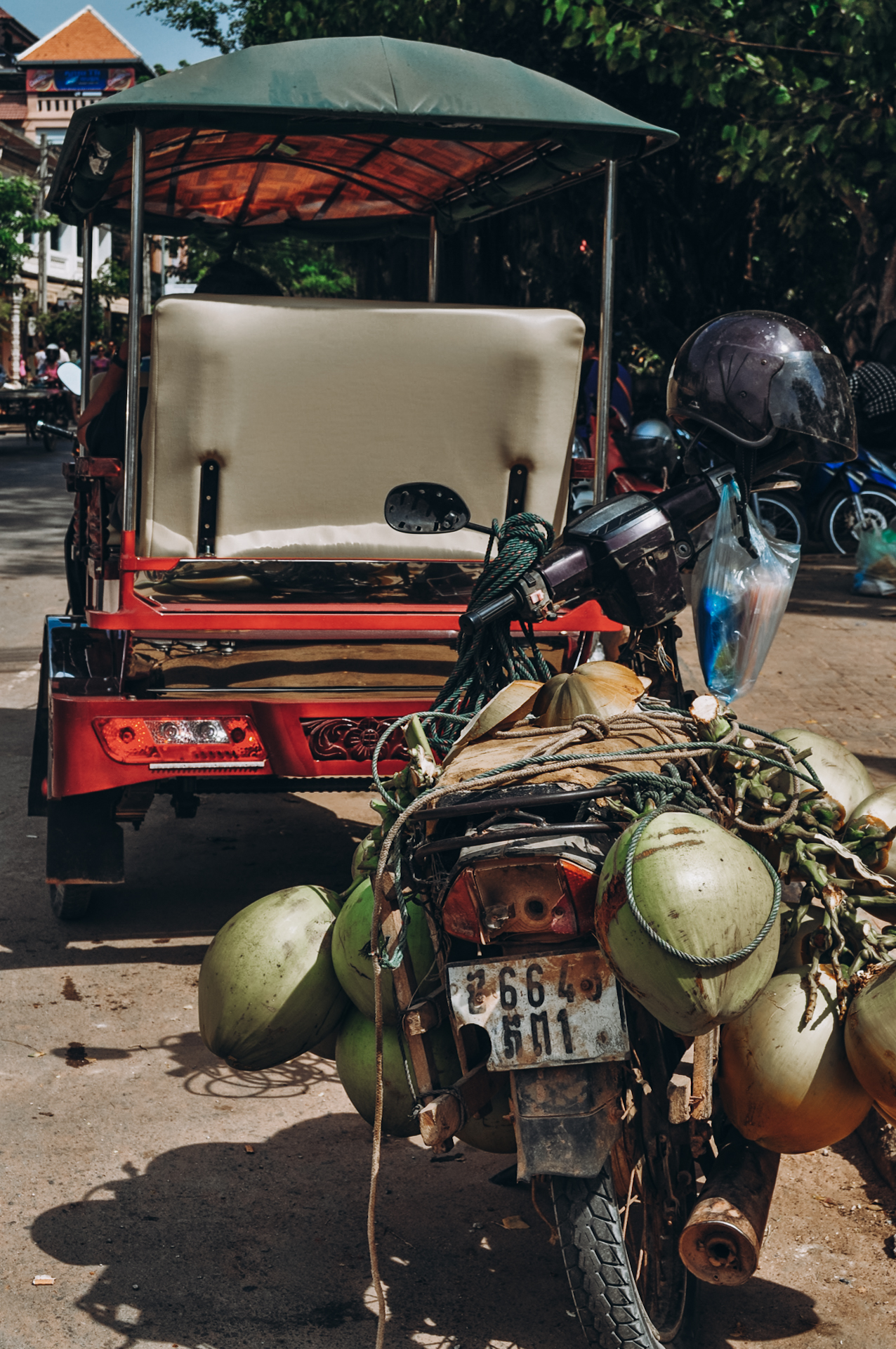Siem Reap, a popular destination when backpacking in Cambodia