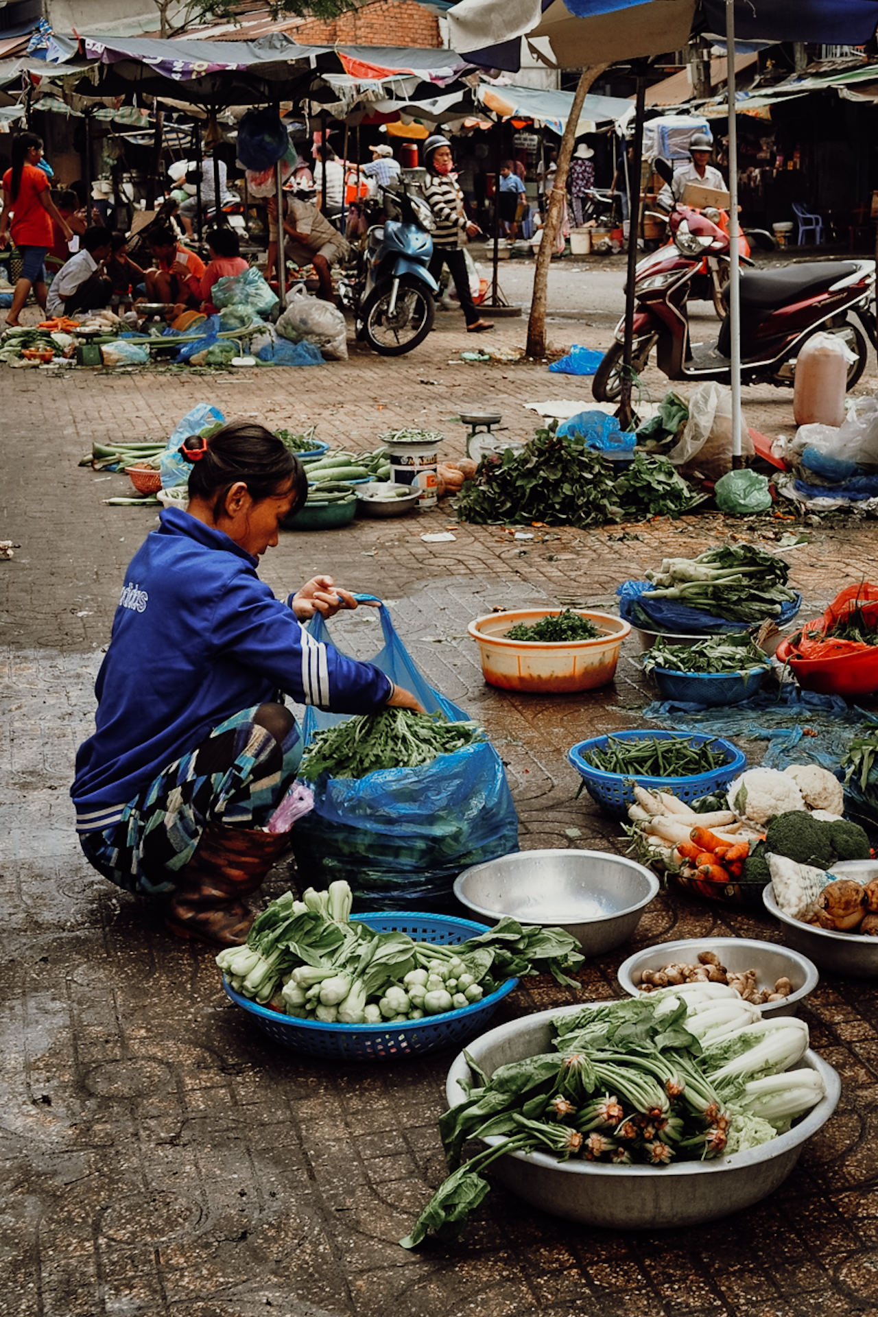 Market in HCMC on my backpacking Vietnam itinerary / EIn Markt in HCMC auf meiner Vietnam backpacking Route