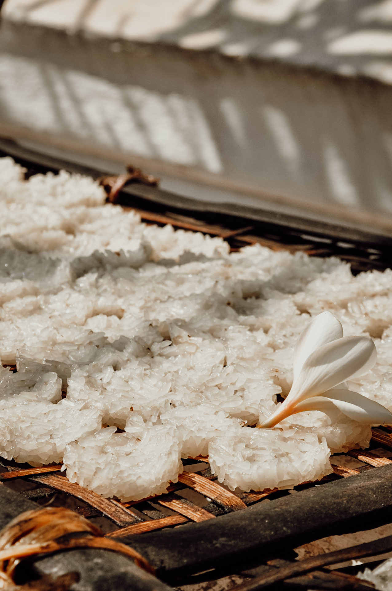 Sticky rice on my Laos itinerary / Klebreis beim Backpacking in Laos
