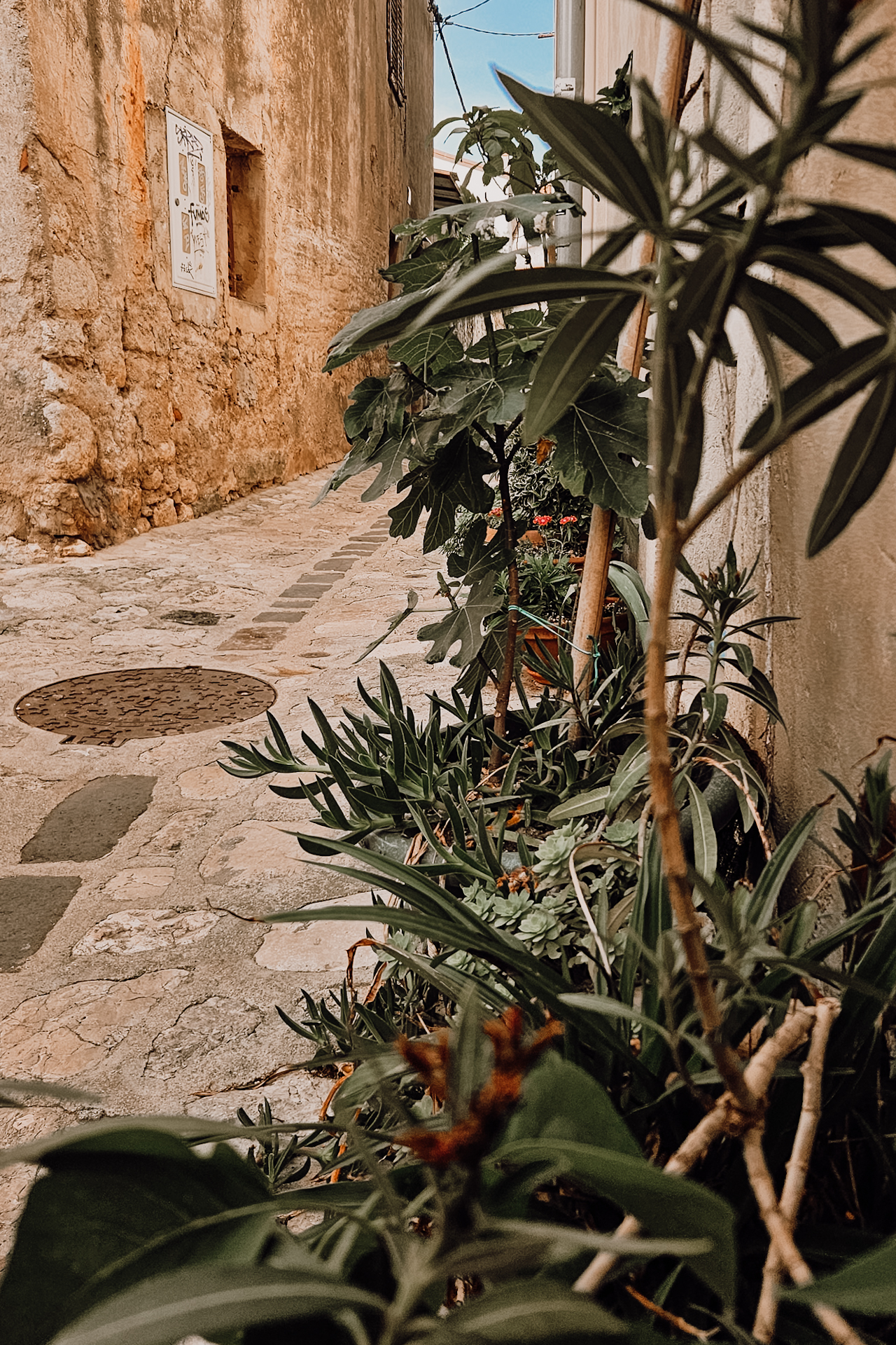 An alley in Krk Island / Eine Gasse in Krk