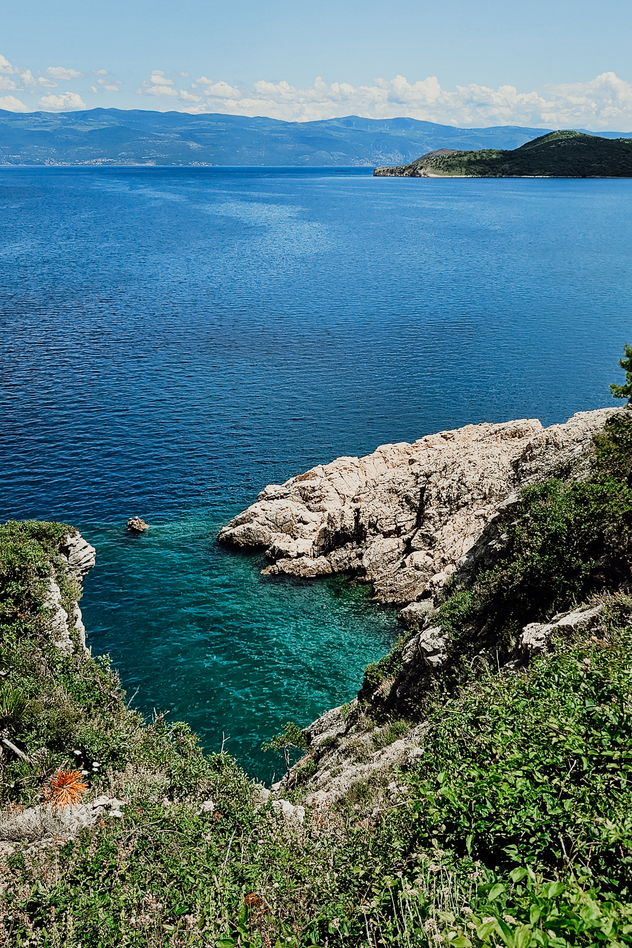 A bay in Krk Island / Eine versteckte Bucht, Geheimtipps in Krk