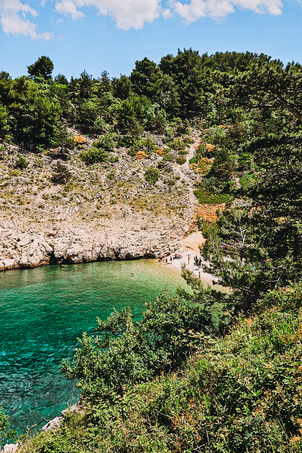 Kozika Beach, Krk Island / Viele Buchten sind noch Geheimtipps in Krk