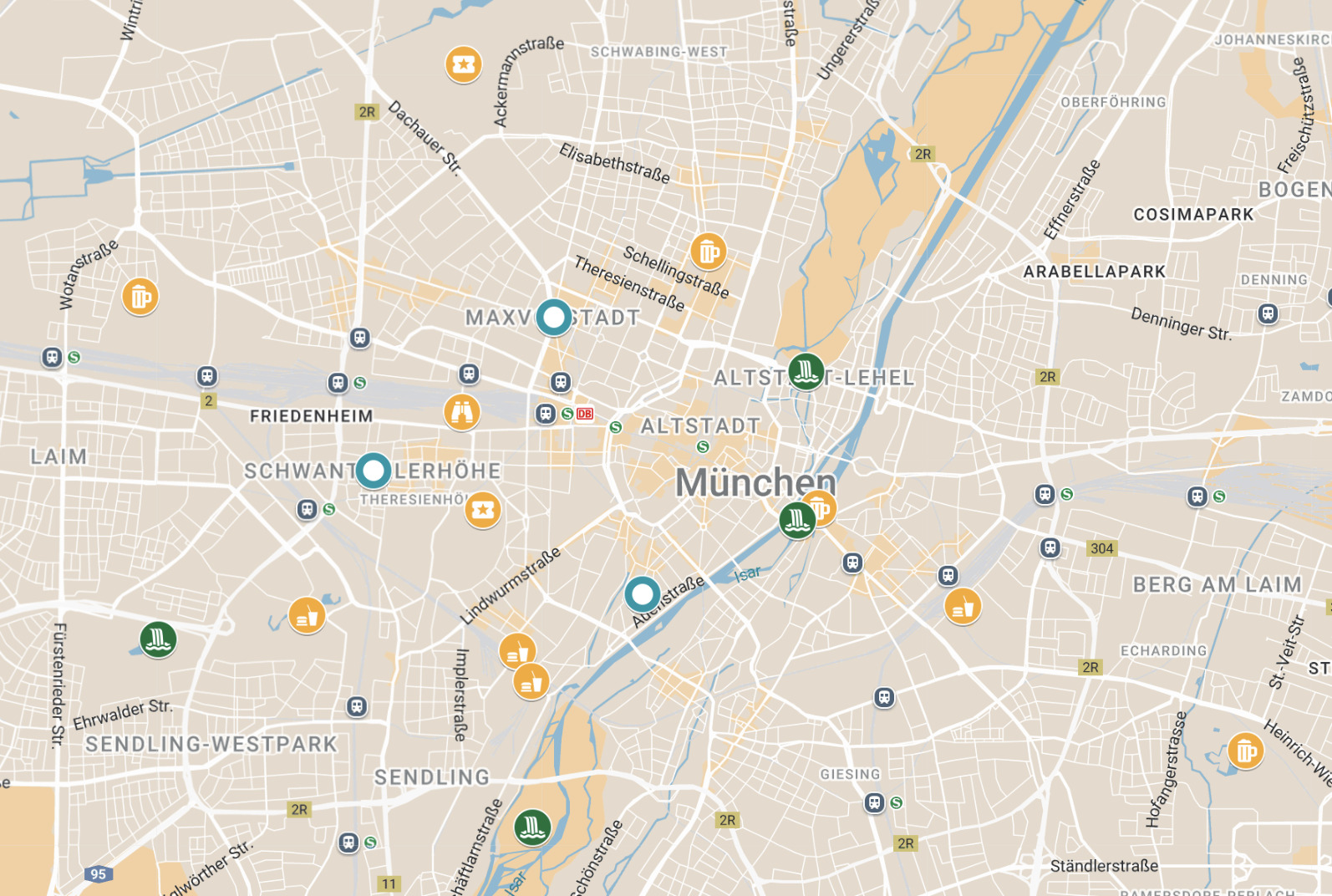 Map fun things to do in Munich off the beaten path