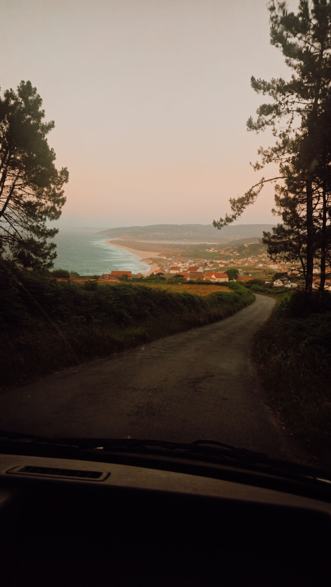 Später Sonnenuntergang auf meinem Nordspanien Roadtrip