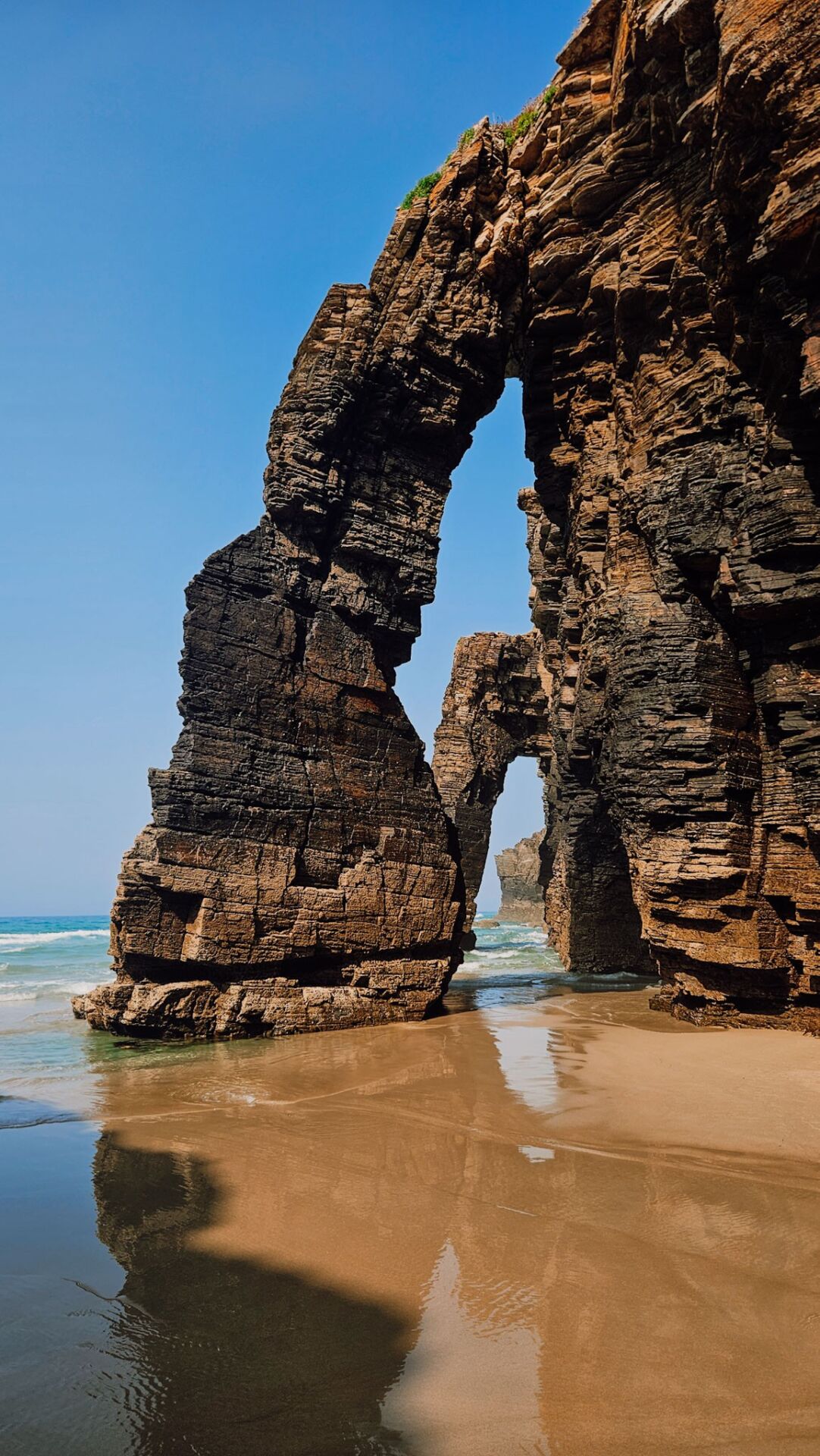 Praia Catedrais, a famous spot on any Northern Spain road trip itinerary
