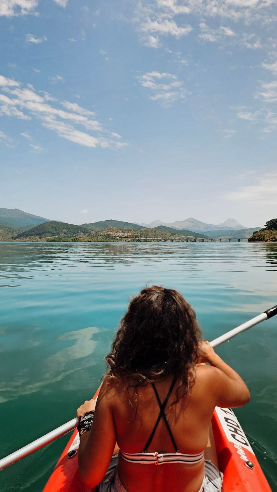 Kayaking in Riaño, one of my favorite activities on my Northern Spain road trip